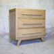 Commode vintage bois brut