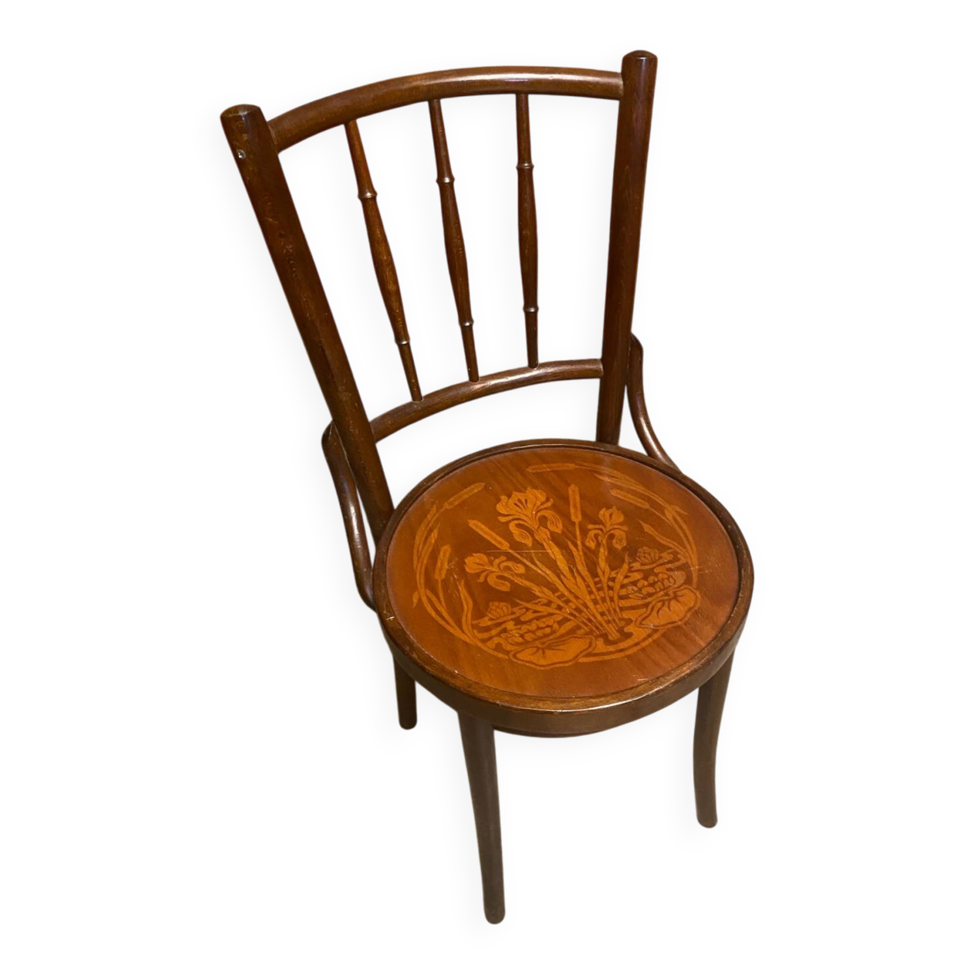 Bistro chair thonet mudson j. & j. kohn bentwood curved wood 1930 ra