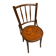 Bistro chair thonet mudson j. & j. kohn bentwood curved wood 1930 ra