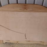 Solid pine mirror