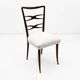 Attributed to Guglielmo Ulrich Mid-Century Dinning Chairs,1940s,Set of four