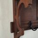 Wall-mounted coat rack, entryway shelf