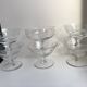 lot de 6 coupes à champagne dépareillées en cristal gravé années 30