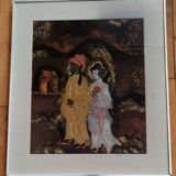 Oil painting on canvas by Nicole Cleus (1942-)