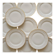 12 assiettes à dessert en porcelaine de Limoges Bernardaud Verlaine
