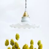 Lampe baladeuse collerette en opaline