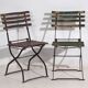 Antique outdoor folding chairs (c.1920). Set of 4 pieces #33