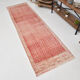 3x10 pale red persian runner rug,82x286cm