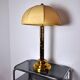 Faux bamboo brass lamp, Regency, France, 1970