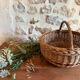 Vintage wicker basket