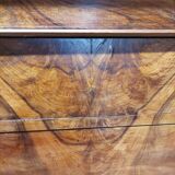 Ancienne commode Louis Philippe 4 tiroirs avec marbre