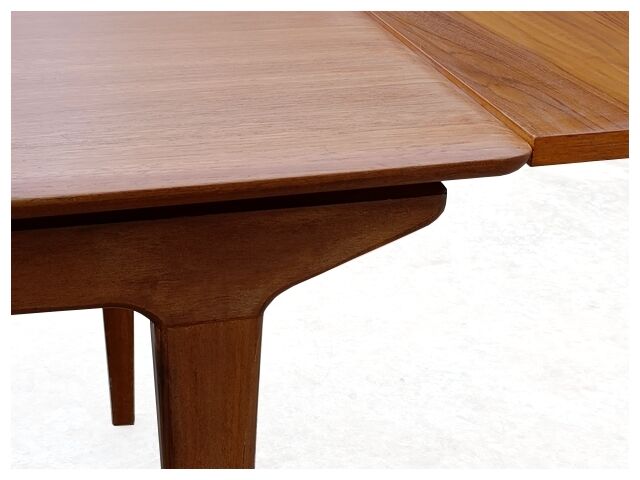Teak dining table edition Vintage Scandinavian LB 60s