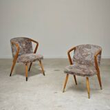 Pair of armchairs / chairs with armrests by Ludvik Volak