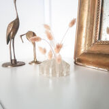 Vintage glass flower pick made in France