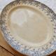 Antique oval serving dish, ironstone Creil & Montereau - Tolga model