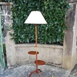 Wooden tripod floor lamp 1950