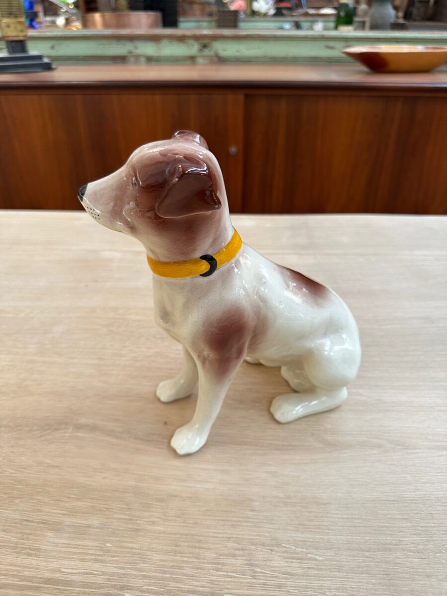 Series of ceramic dogs from Desvres