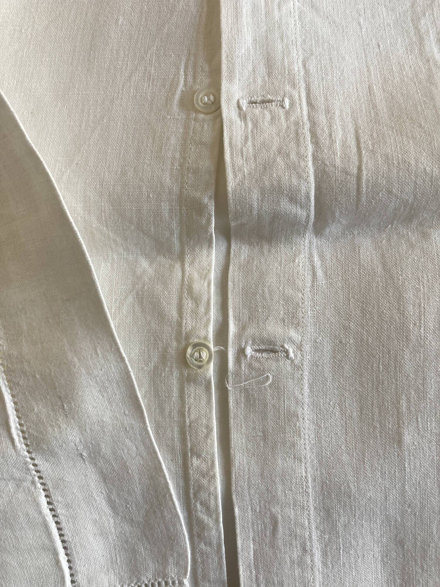 Pair of reserve pillowcases in linen thread to days without monogram