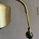 Scandinavian brass floor lamp