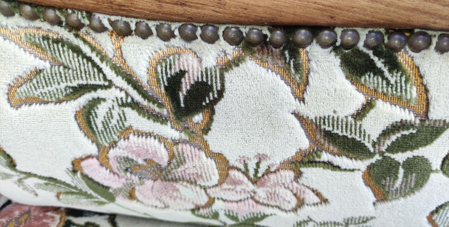 Old cherry wood bench