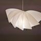 Danish conch, snail shell hanging lamp from the 80s, made of hard ABS plastic.