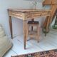 Desk / Side table / Art Deco console in solid wood from the 1930s-1940s