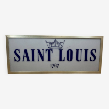 Saint Louis illuminated sign