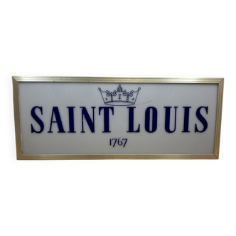 Saint Louis illuminated sign