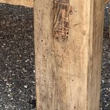 Industrial table Carpenter's workbench in natural raw wood vintage bohemian