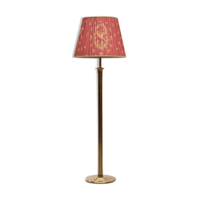 Lampadaire en laiton Herda Hollande années 1970
