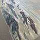 Painting, oil on canvas "Varangeville Beach" by Roger Rozet (1915-2001) Normandy