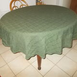 Round tablecloth 184 x 174 green-khaki