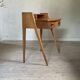 Bureau écritoire chêne pied portique