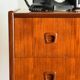 Vintage teak dressing table / chest of drawers – Scandinavian design, 1960s