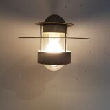 Metal and glass wall lamp by Jens Møller-Jensen for Louis Poulsen