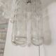 Chandelier and wall lights in Murano glass by Venini 1970s