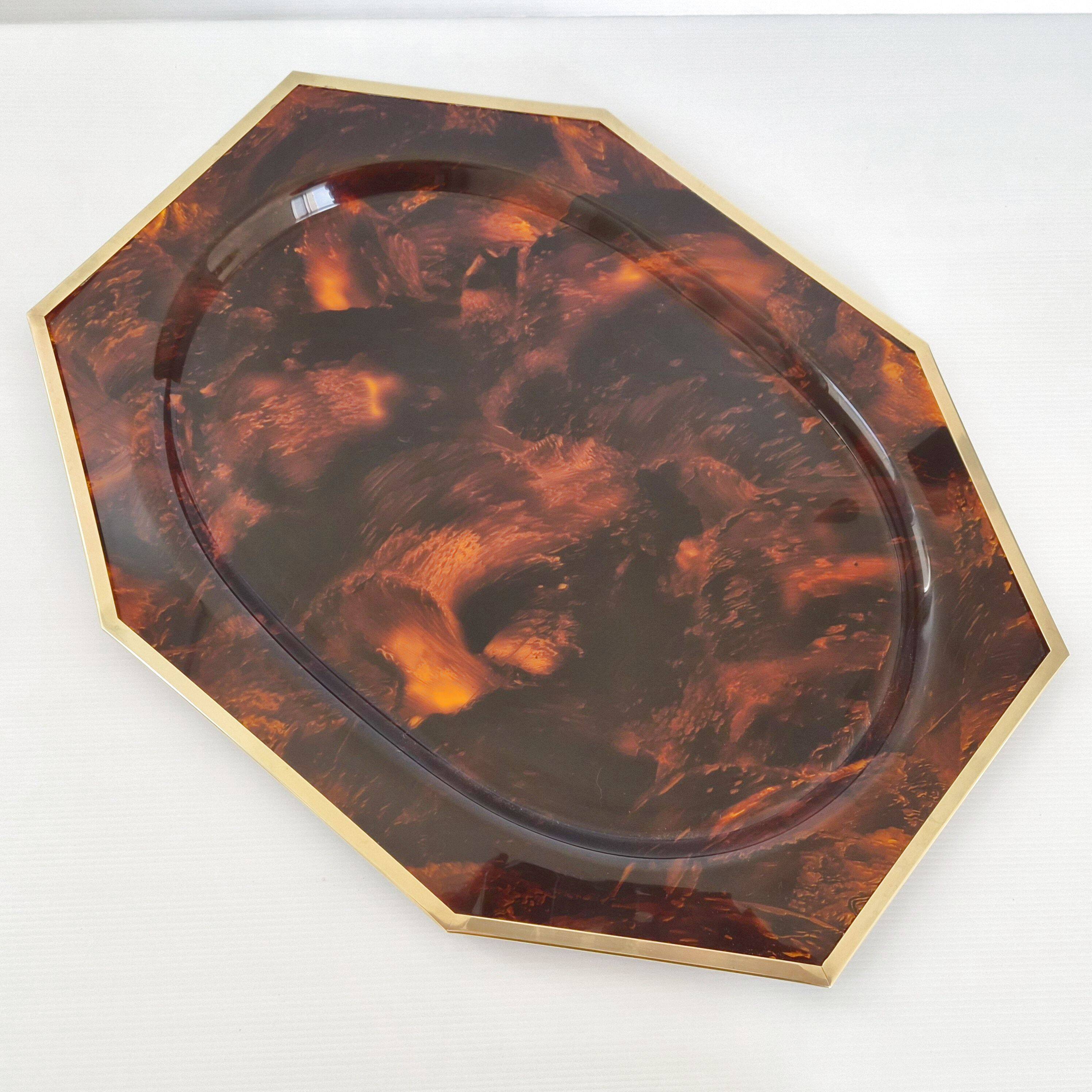 1970s vintage plexiglass tray