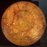 J.Forest illuminated terrestrial globe mid 20th century