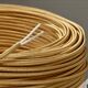 Ceramic lamp, 2M fabric cable, cotton lampshade
