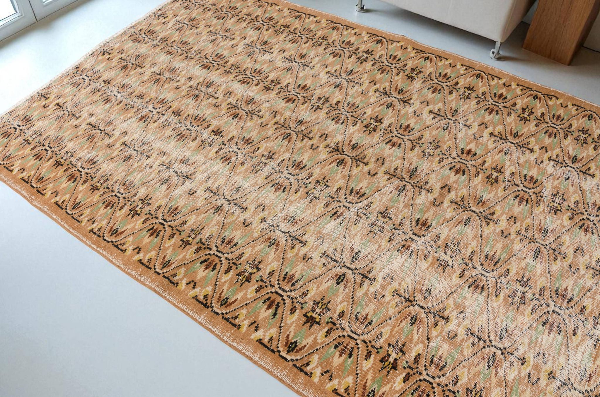 Tapis en laine noué à la main Oushak sku 850