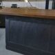1950s pine sliding door counter