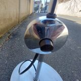 vintage 1960/70 chrome and brushed aluminum floor lamp peter nelson 3 lamp