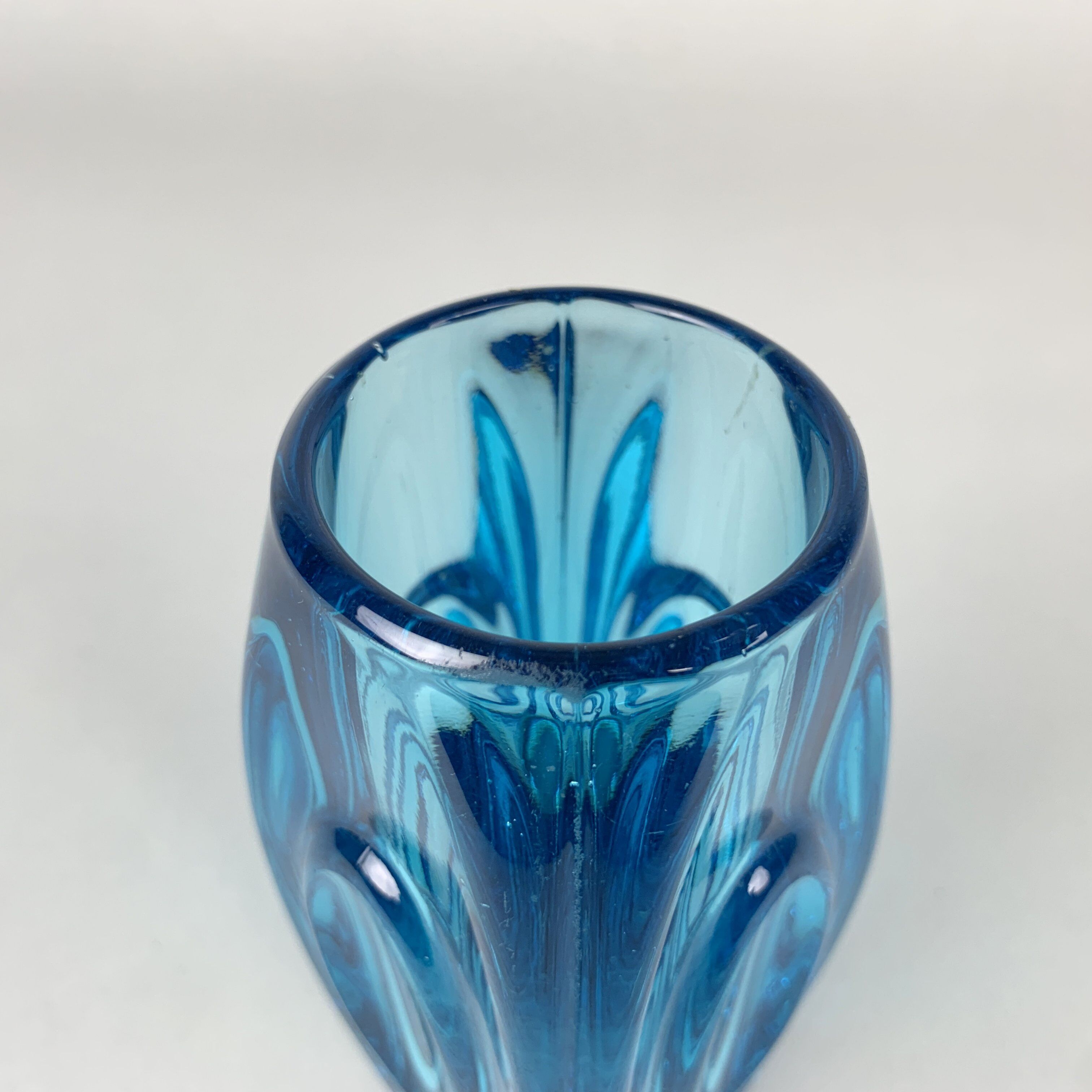 Glass Vase by Rudolf Shrotter for Sklo Union, 1950's