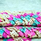 Moroccan Berber carpet hallway Boujaad vintage 280 x 75 cm