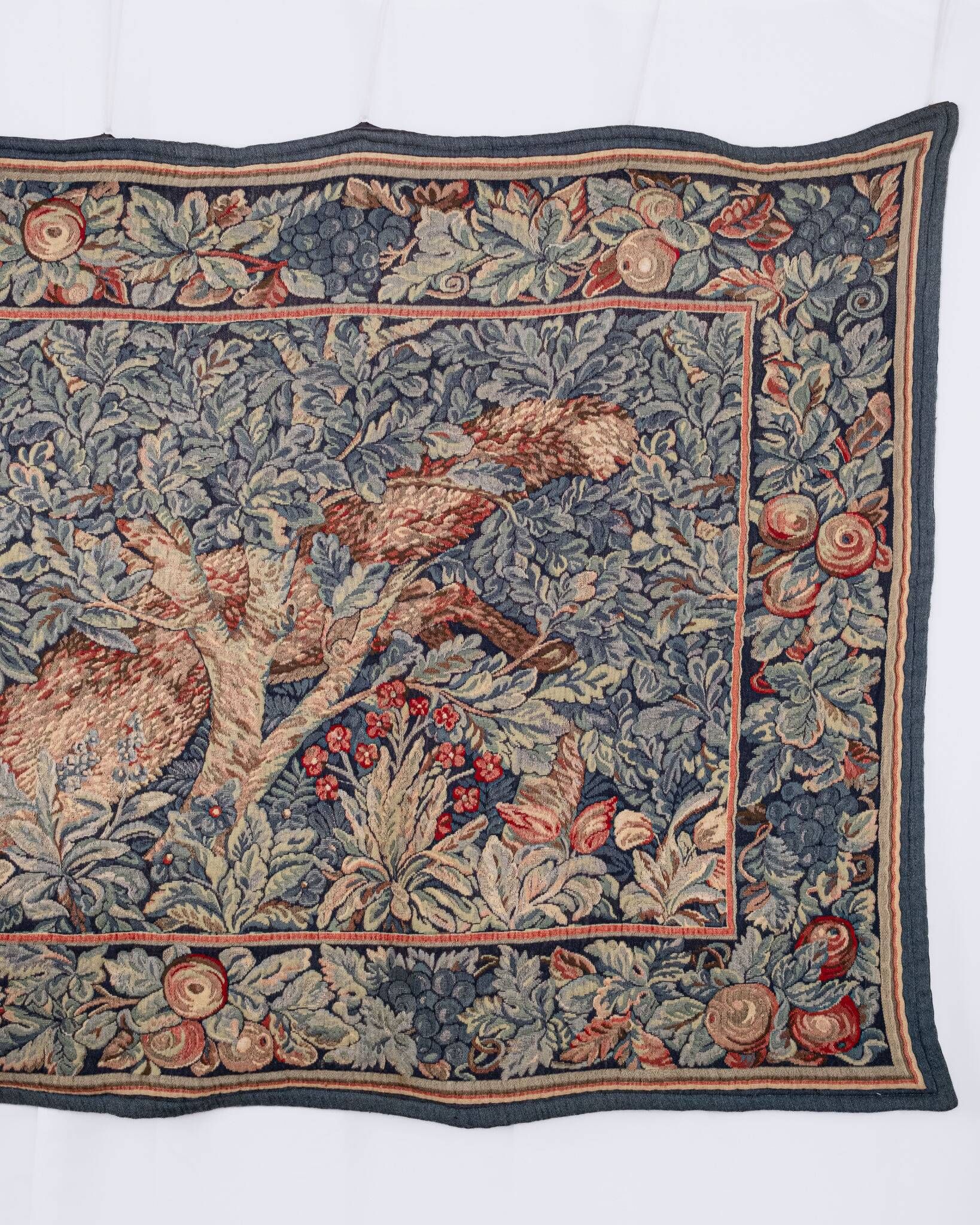 Verdure Tapestry with Fox, John Dearle for Morris & Co, mid-20th century