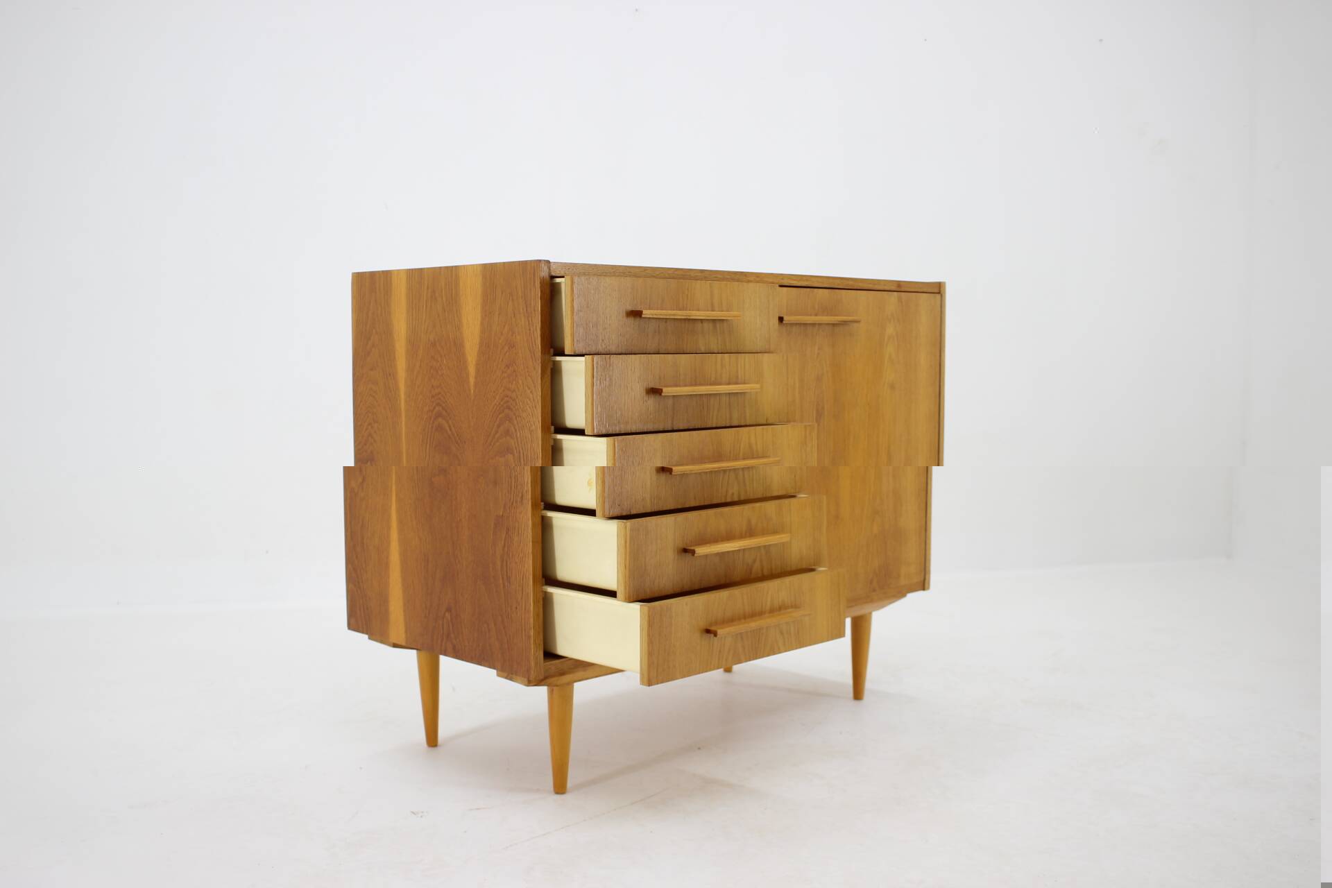 1960s Oak Cabinet, Czechoslovakia