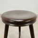 Tabouret tripode industriel métal et bois