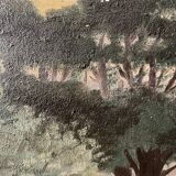 Tableau ancien huile sur toile
