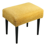 Mid-Century Pouf in Yellow