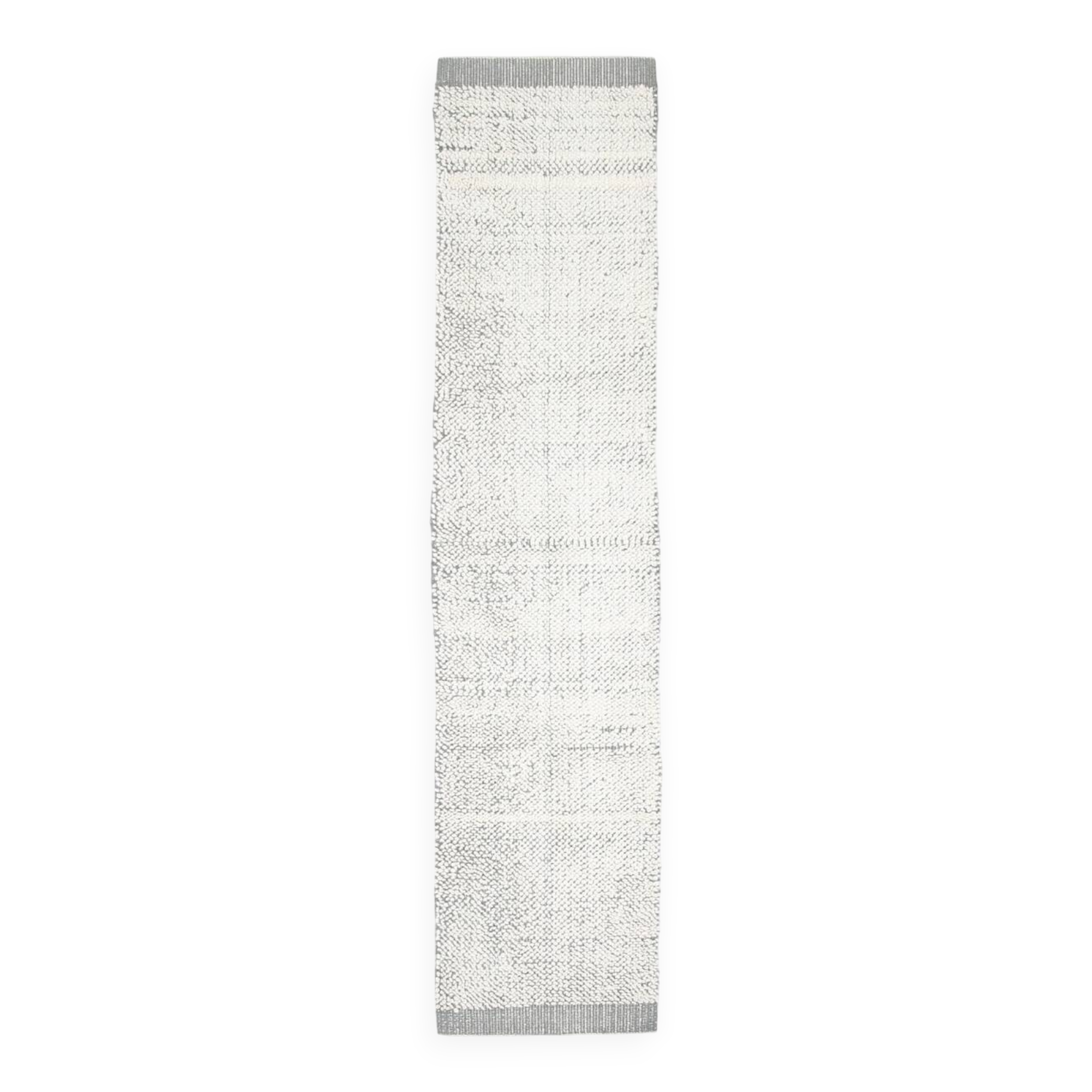 2x9 Moroccan Gray Beige Moroccan Runner Rug, 60x290Cm